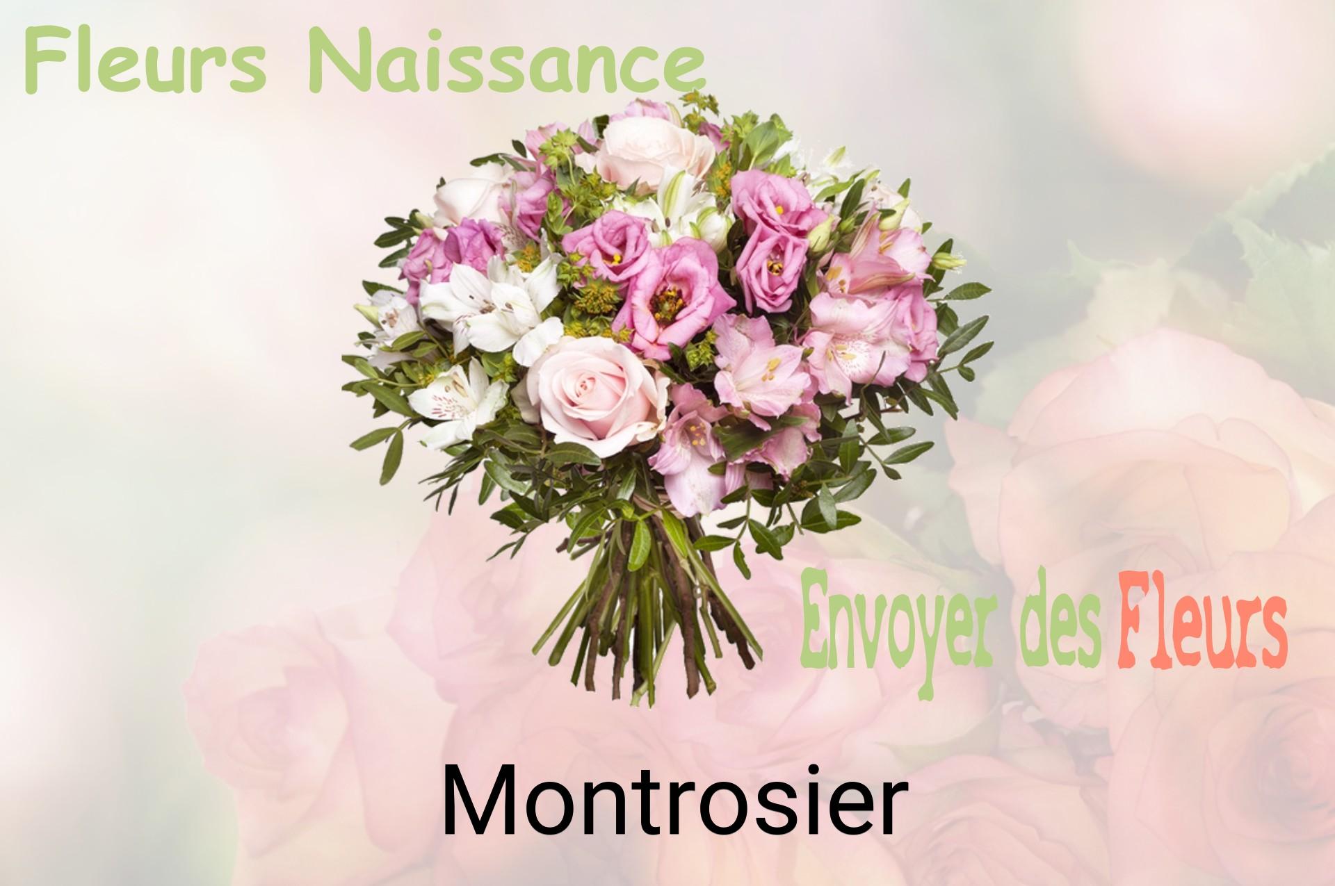 Bouquet de fleurs de naissance livré à Montrosier